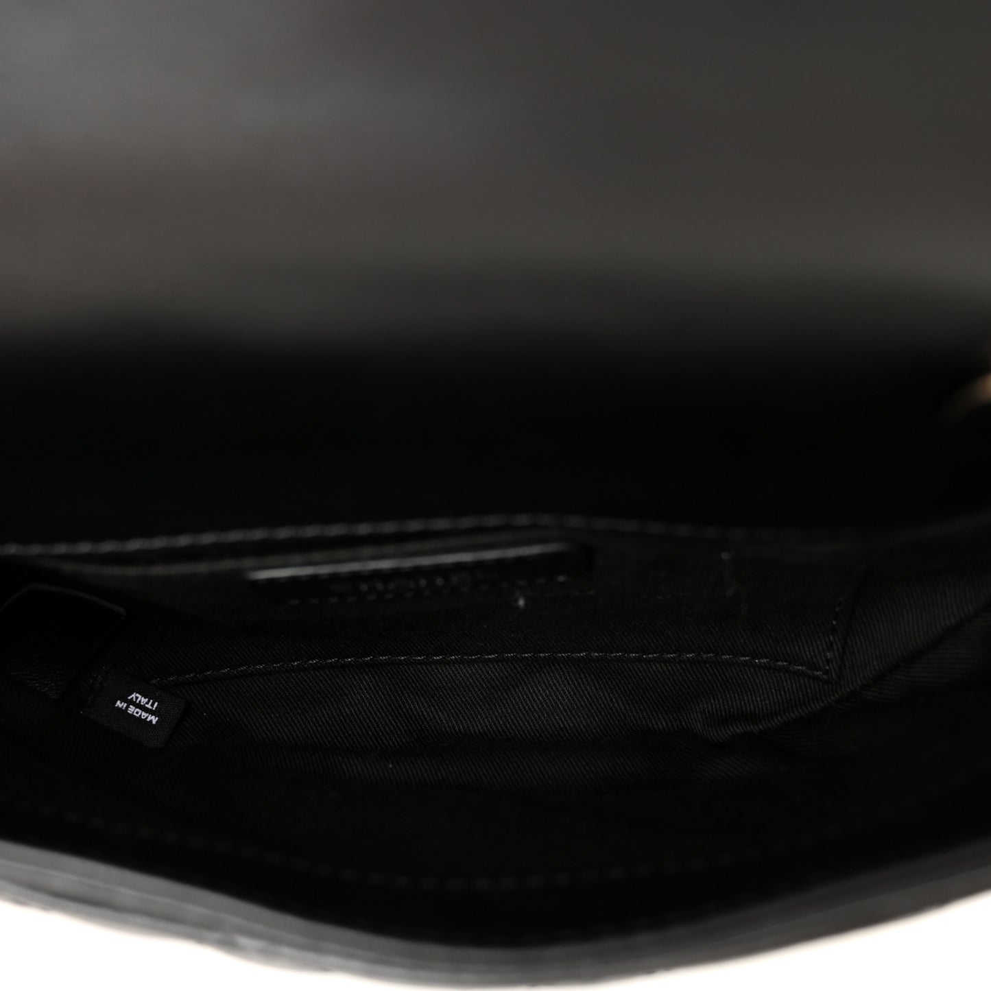 Calfskin Quilted CC Uniform Flap Belt Bag Black