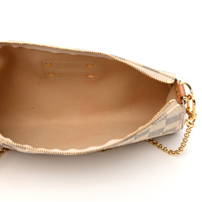 Louis Vuitton Damier Azur Eva Clutch 5 of 9