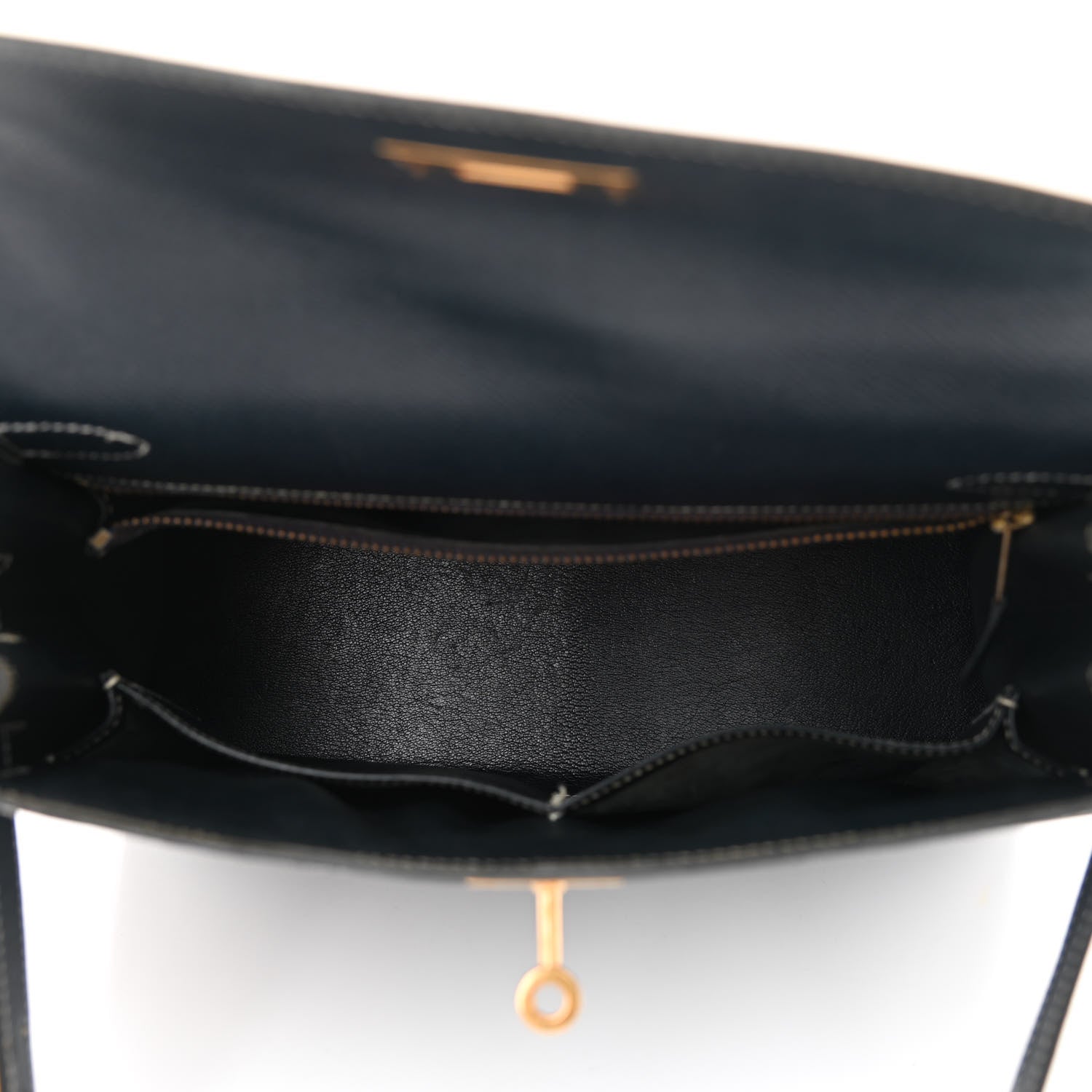 Hermes Courchevel Kelly Sellier 28 Bleu Marine 5 of 11