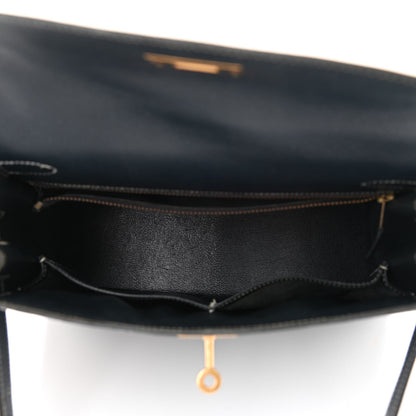 Hermes Courchevel Kelly Sellier 28 Bleu Marine 5 of 11