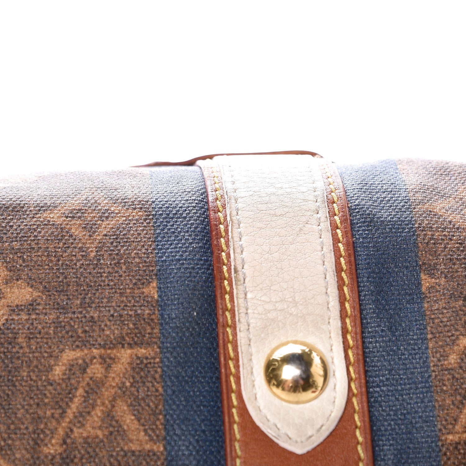 Louis Vuitton Monogram Rayures Tisse Sac GM Blue 19 of 22