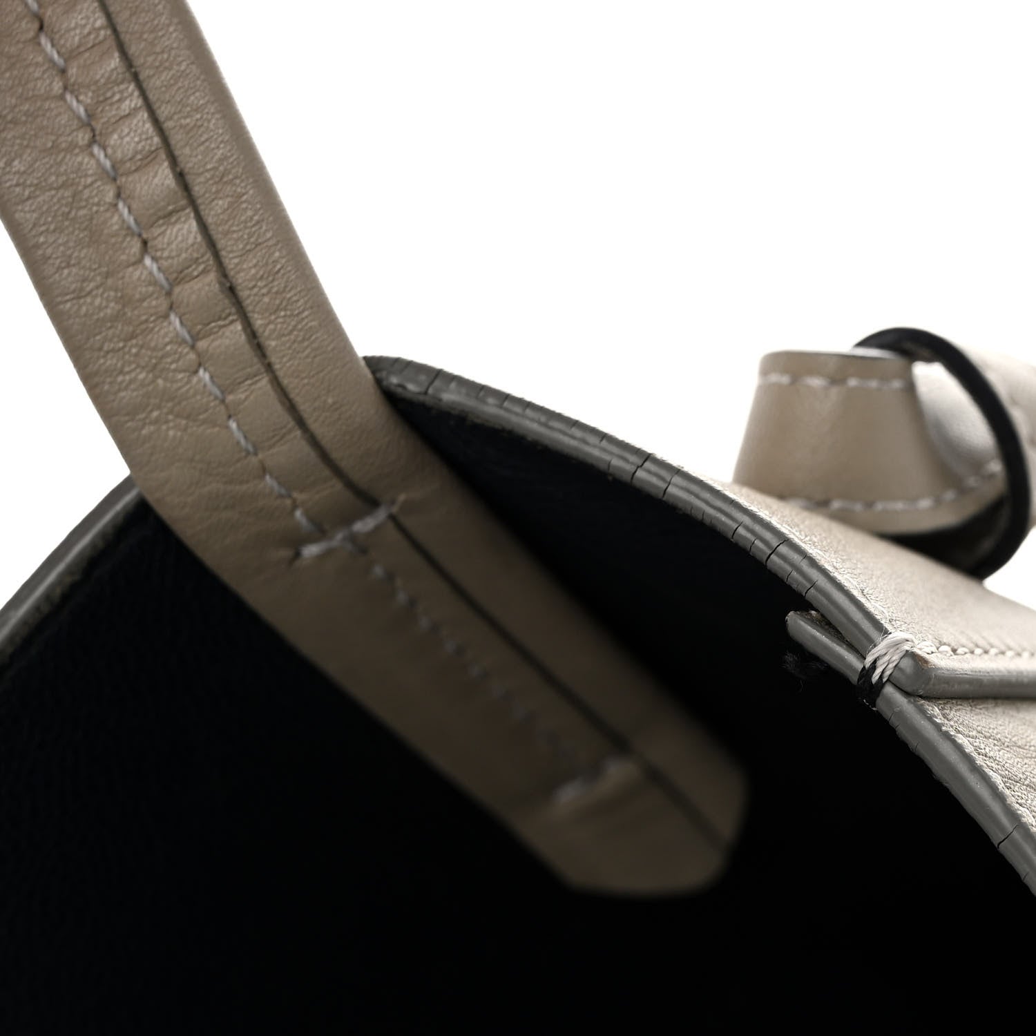 Celine Smooth Calfskin Small Belt Cabas Phantom Taupe 11 of 12