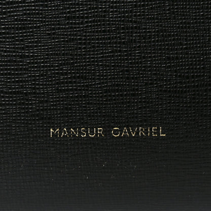 Mansur Gavriel Saffiano Bucket Bag Black Flamma 7 of 11