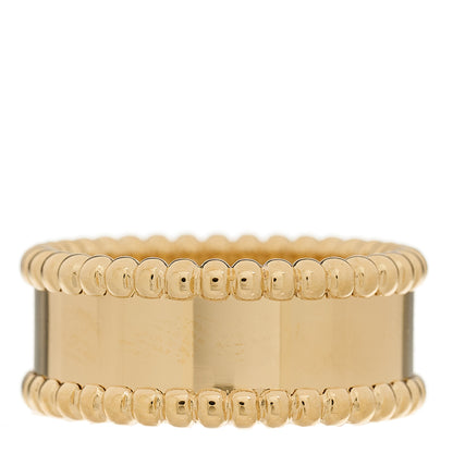 Van Cleef & Arpels 18K Yellow Gold Perlee Signature Ring 48 4.5 4 of 7