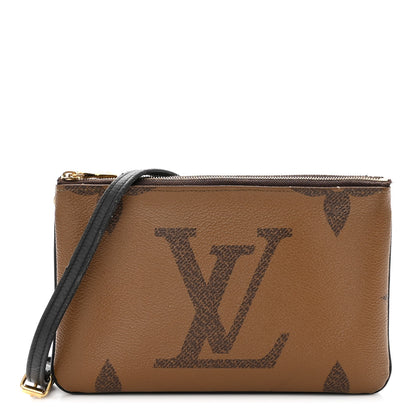 Louis Vuitton Reverse Monogram Giant Double Zip Pochette 1 of 13