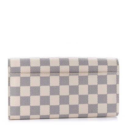 Louis Vuitton Damier Azur Sarah Wallet NM 3 of 9