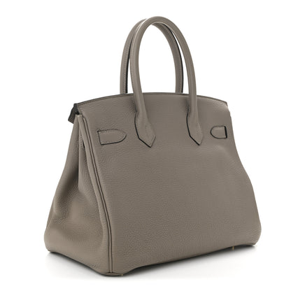Hermes Togo BIRKIN 30 Gris Tourterelle 3 of 12