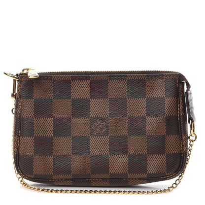 Louis Vuitton Damier Ebene Mini Pochette Accessories 1 of 8