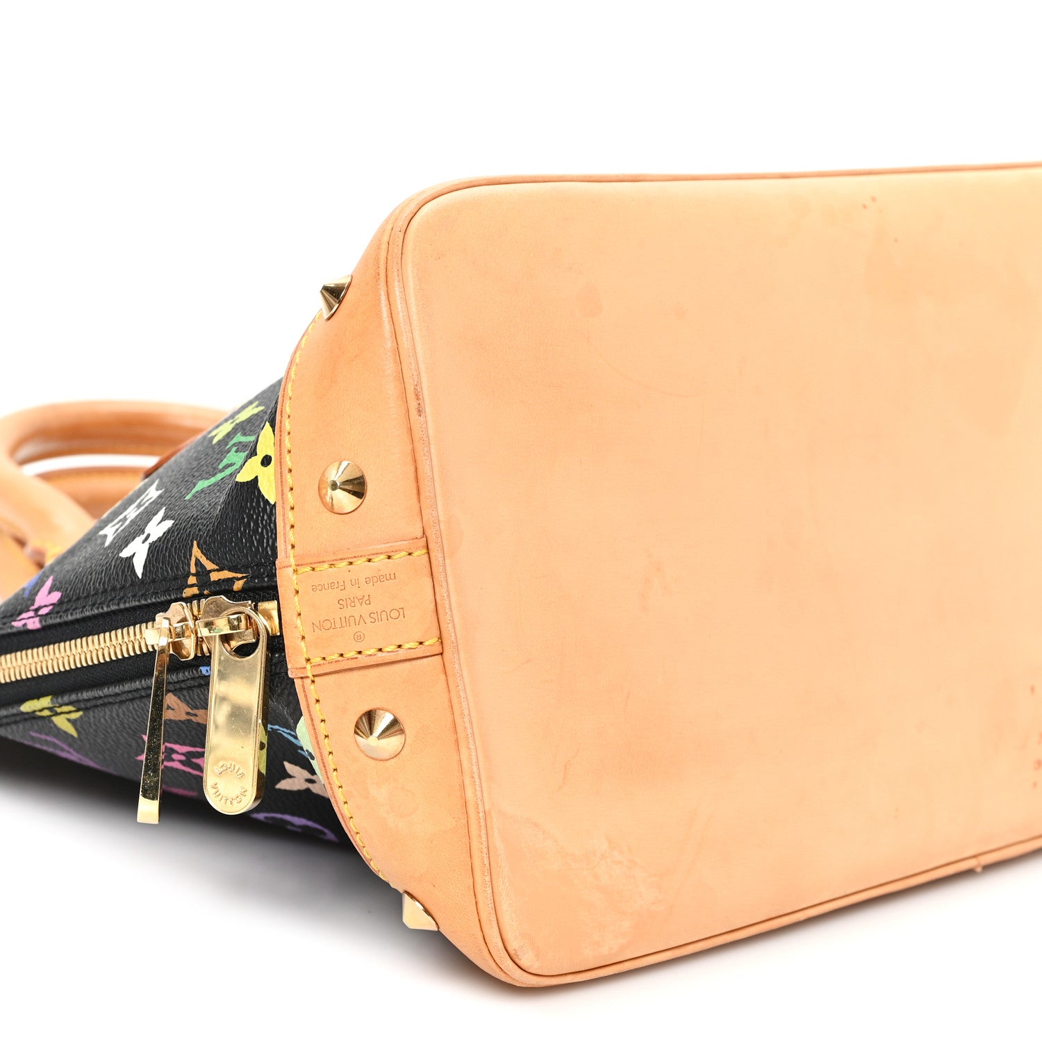 Louis Vuitton Monogram Multicolor Alma PM Black 8 of 9