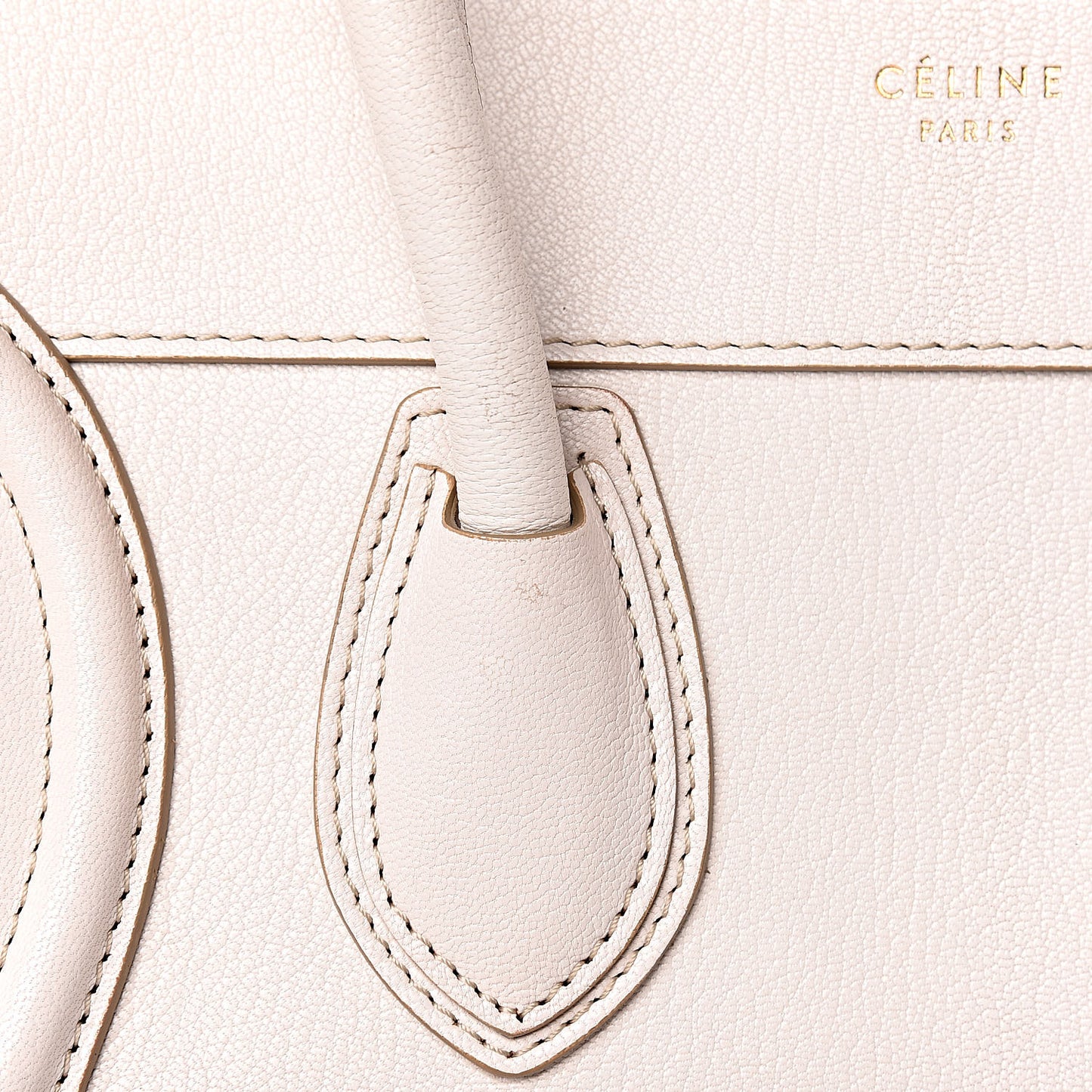 Goatskin Mini Luggage White