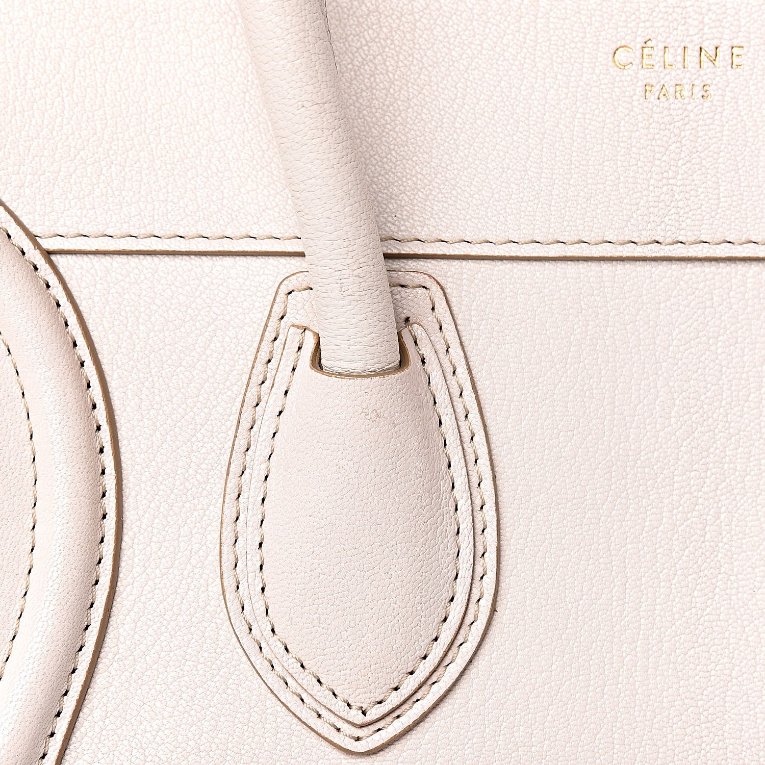 Celine Goatskin Mini Luggage White 11 of 21
