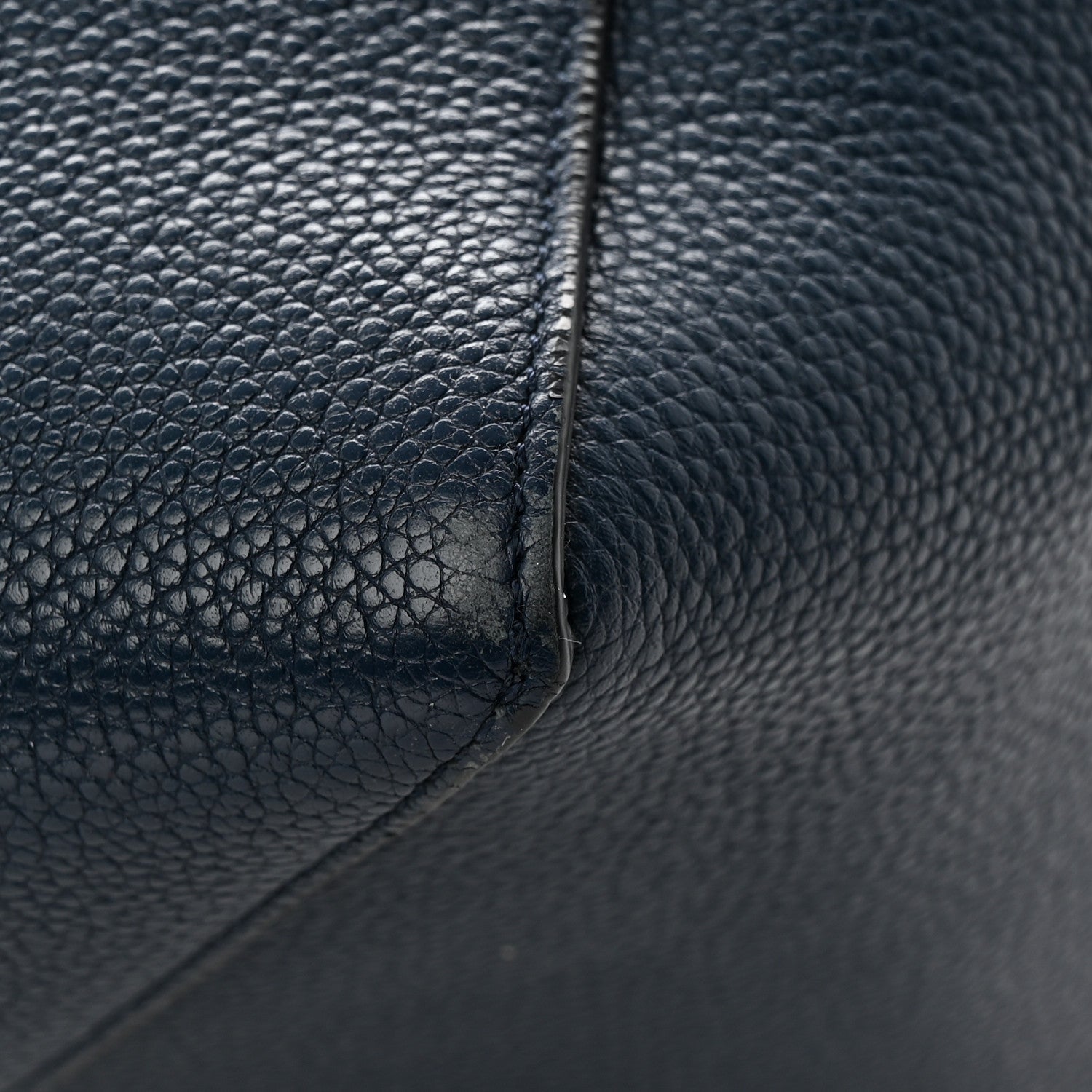 Celine Soft Grained Calfskin Small Belt Cabas Phantom Deep Blue 11 of 11