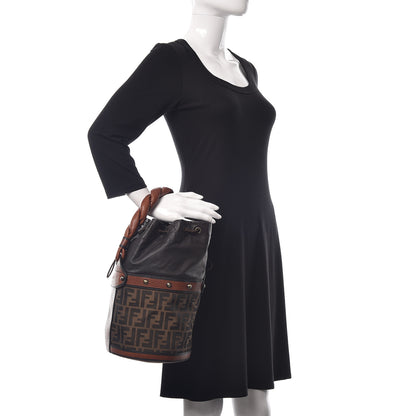 Fendi Zucca Small Palazzo Bucket Bag Tobacco 2 of 11