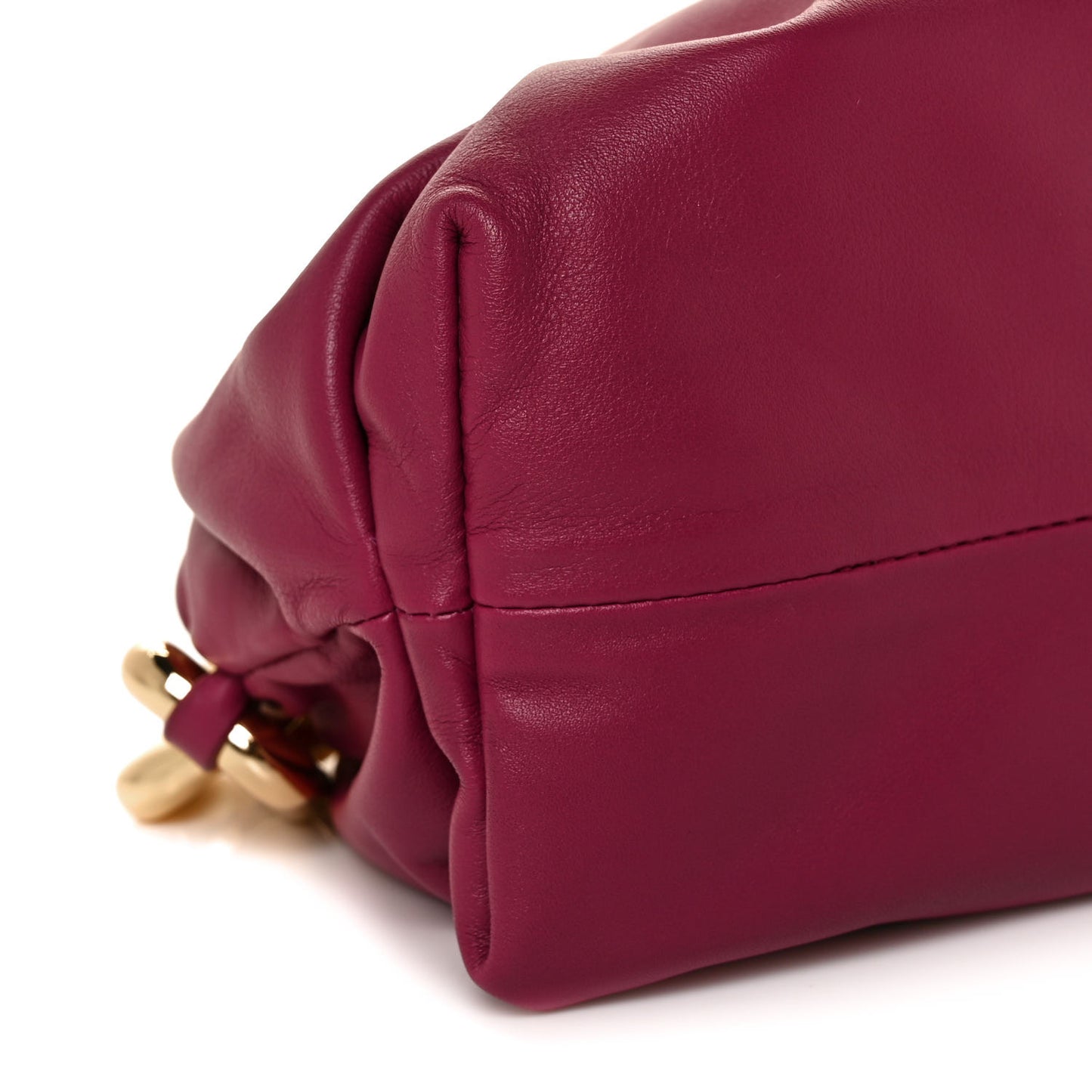 Calfskin The Pouch Chain Cinnabar