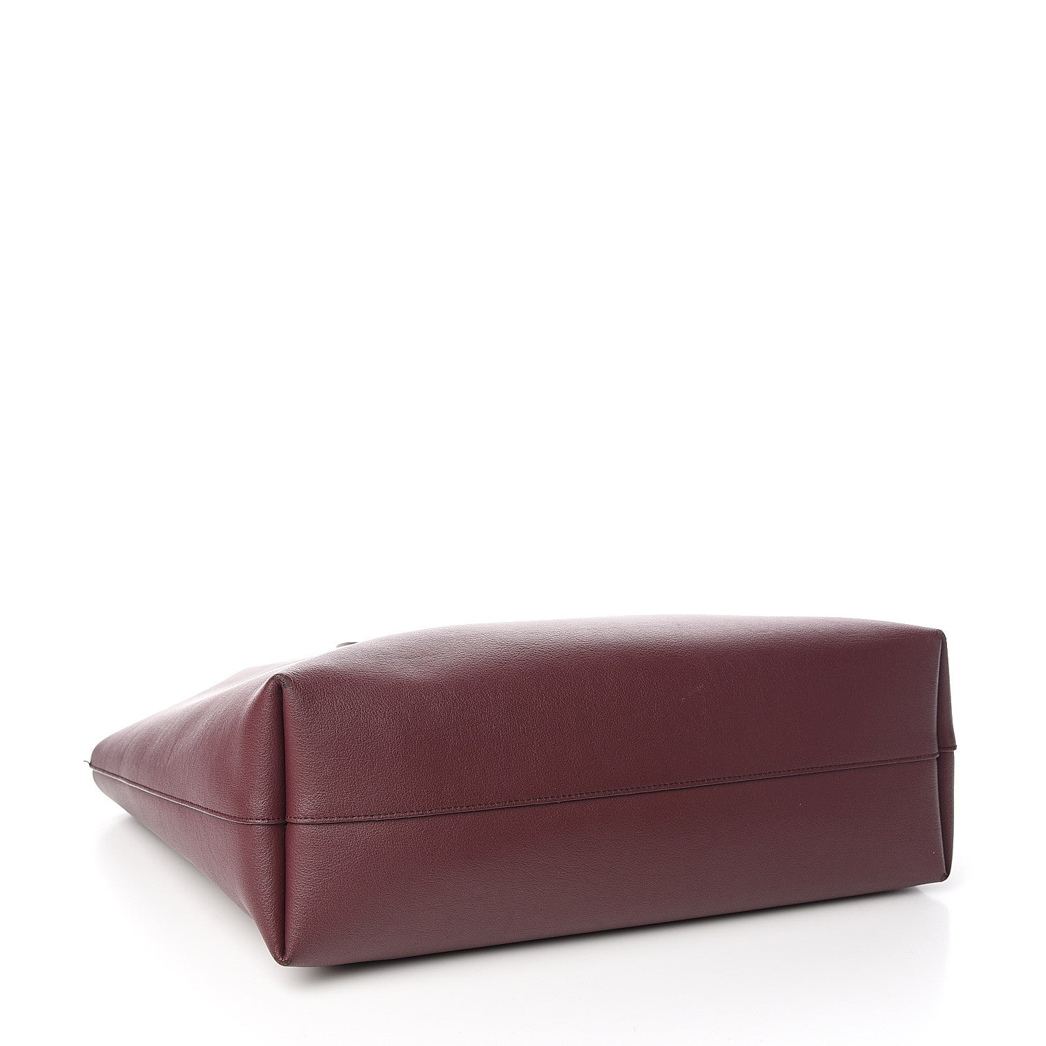 Saint Laurent Calfskin Large Shopping Tote Bordeaux 4 of 16