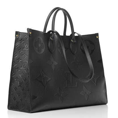 Louis Vuitton Empreinte Monogram Giant Onthego GM Black 3 of 9