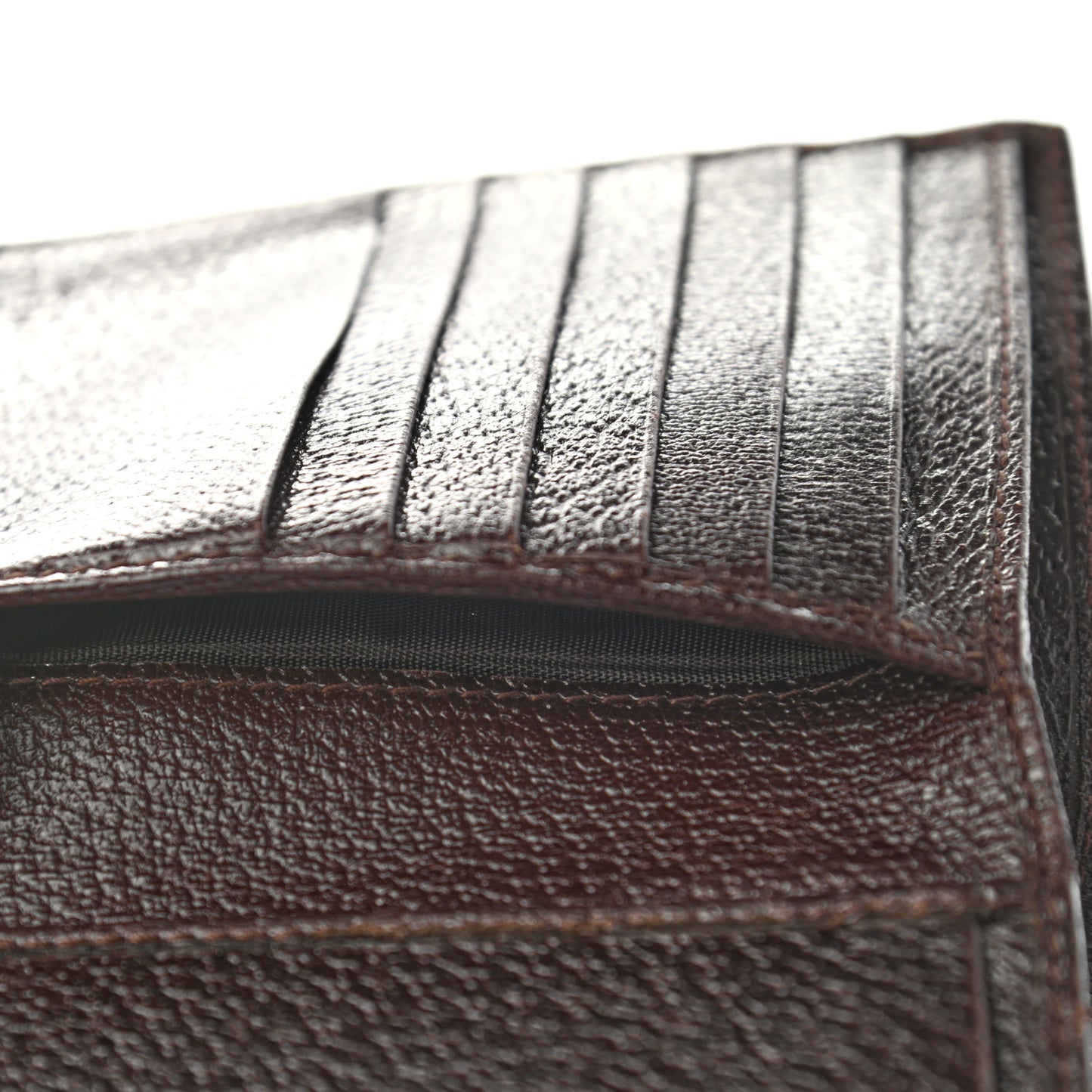 Monogram Web Ladies Web French Wallet Brown