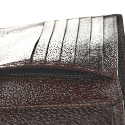 Gucci Monogram Web Ladies Web French Wallet Brown 7 of 10