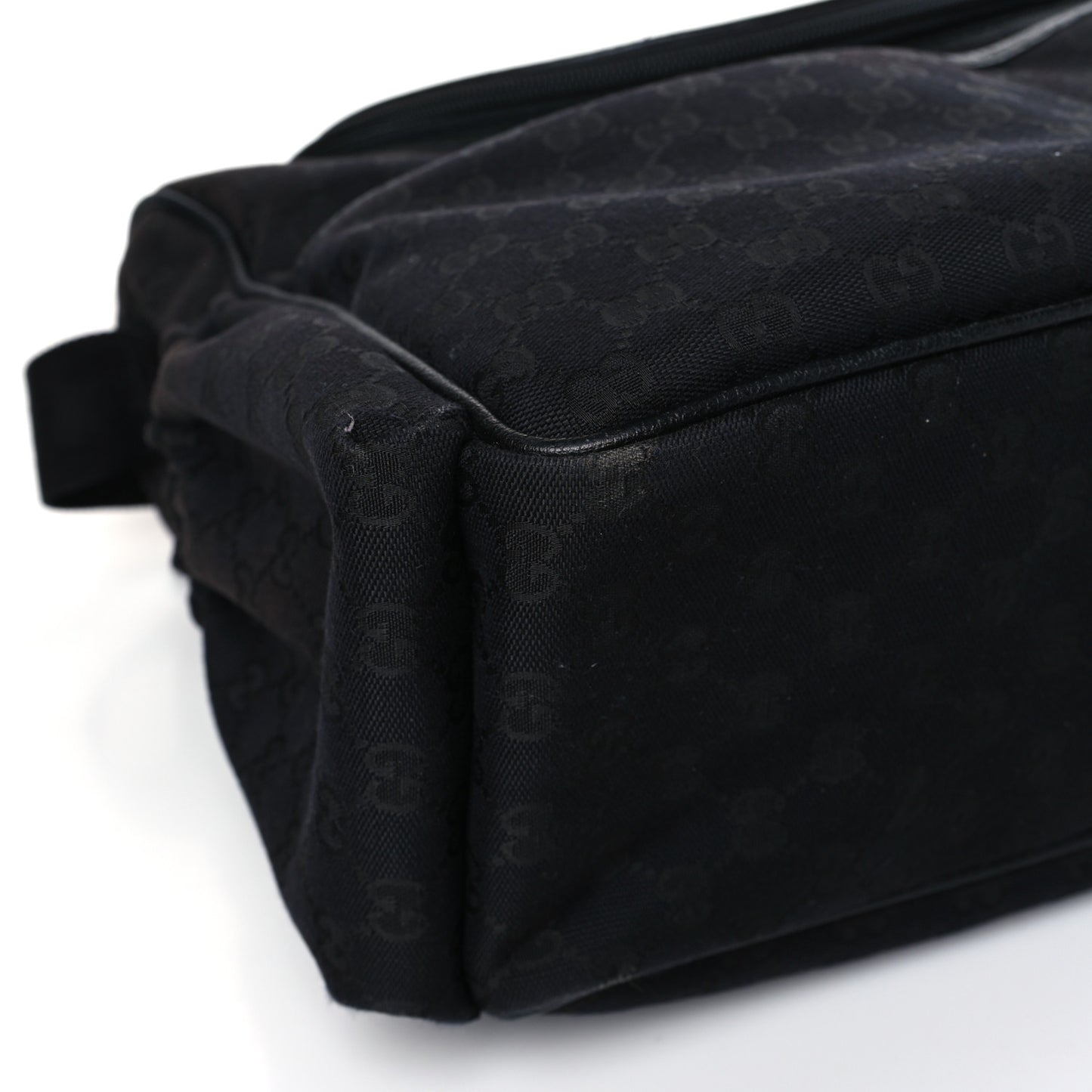 Monogram Large Diaper Bag Black