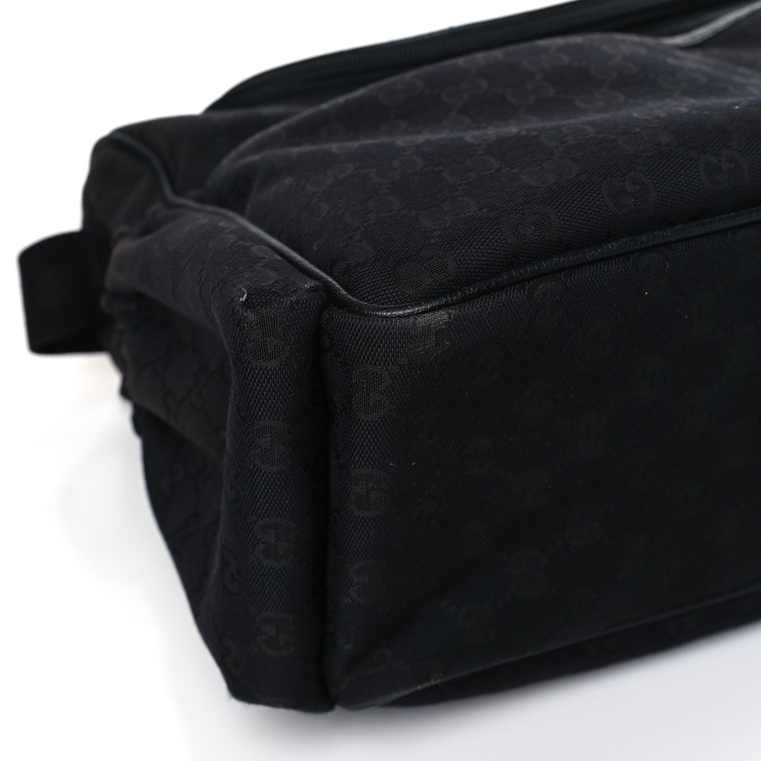 Gucci Monogram Large Diaper Bag Black 9 of 10
