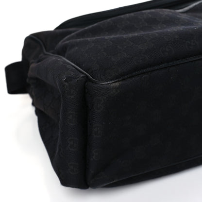 Gucci Monogram Large Diaper Bag Black 9 of 10