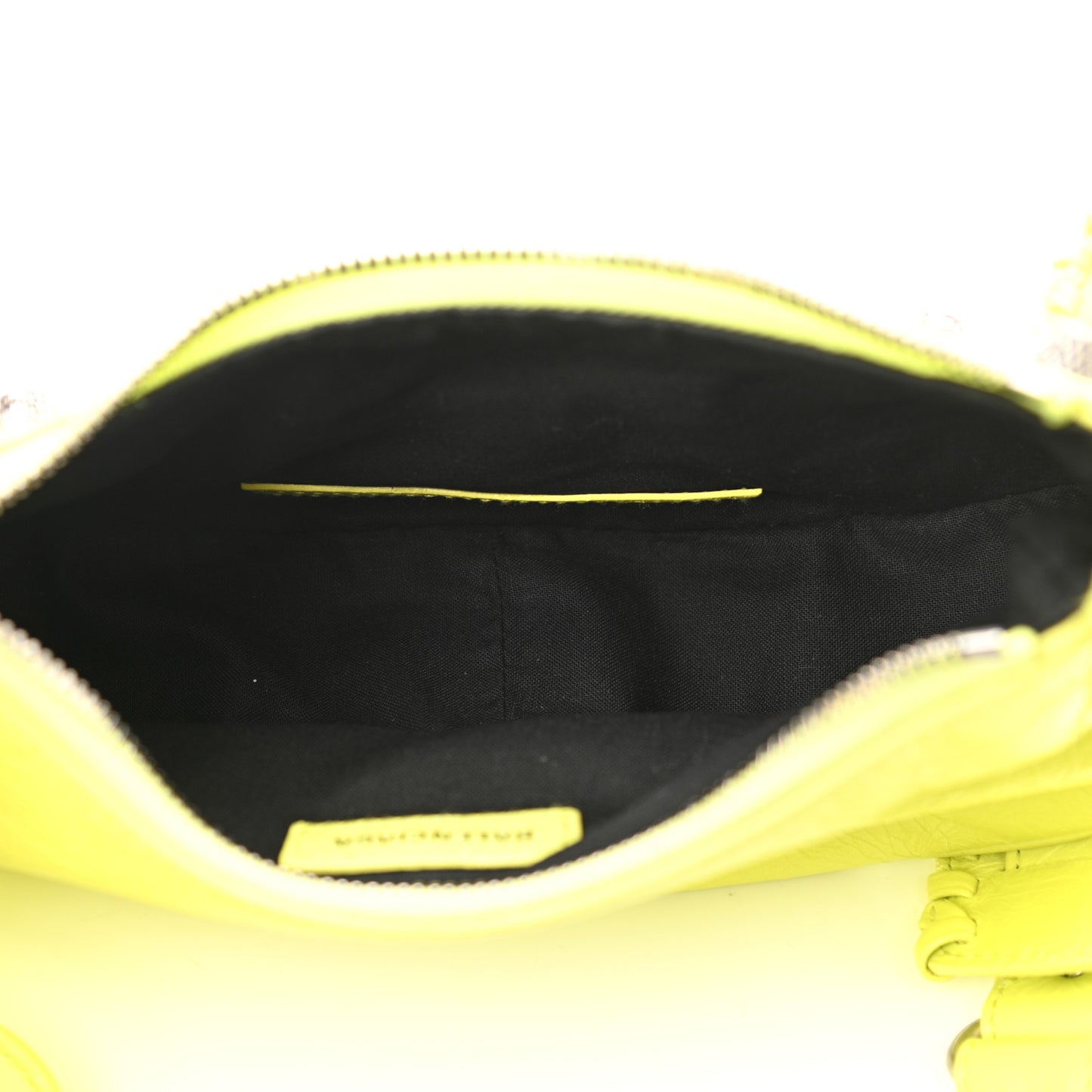Agneau Arena Le Cagole Shoulder Bag XS Lime