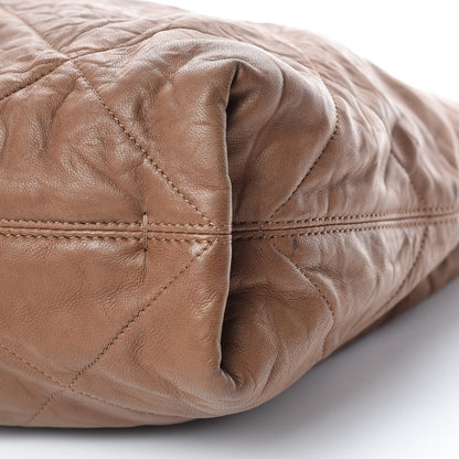 Lanvin Lambskin Quilted Amalia Cabas Tote Camel 8 of 20