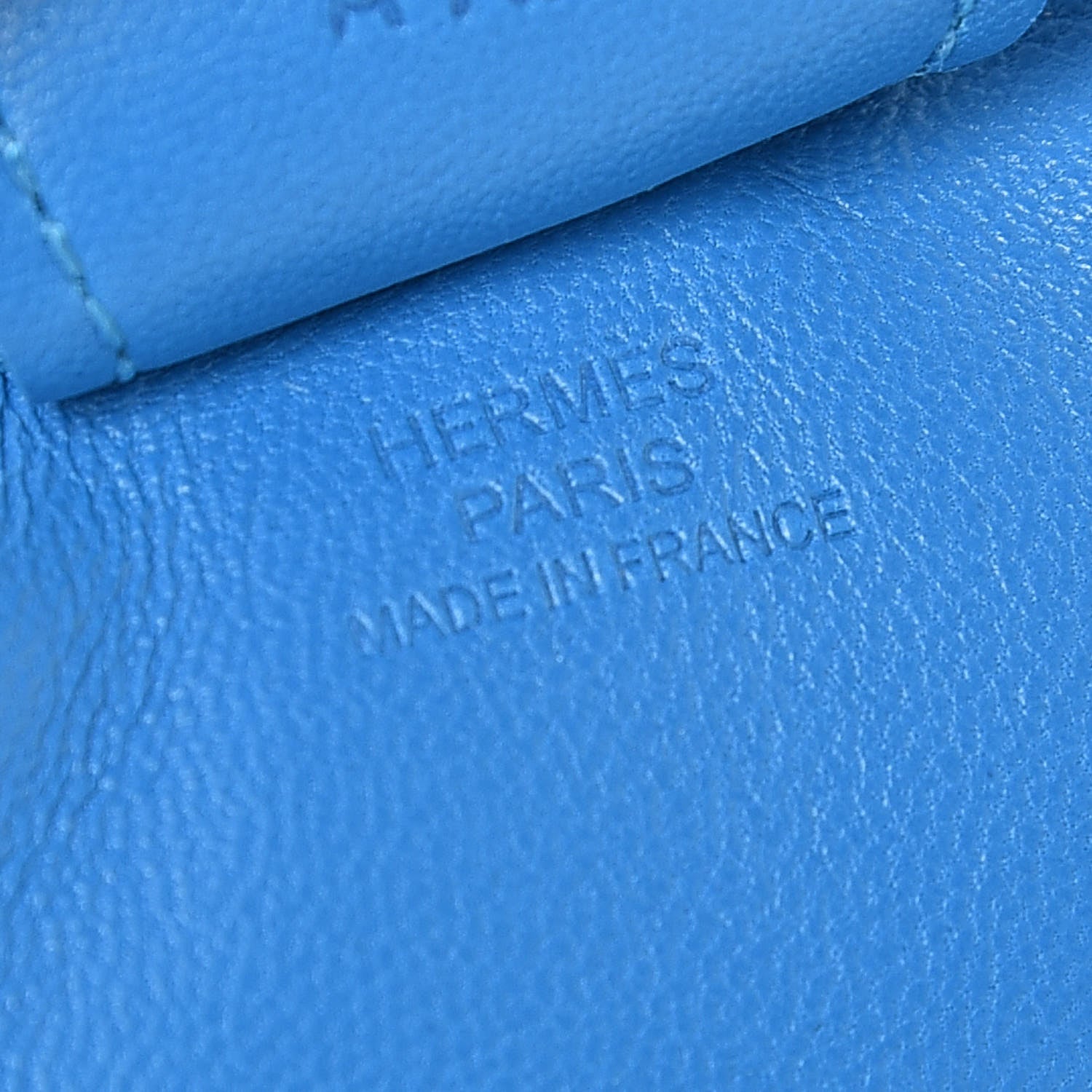 Hermes Milo Lambskin Grigri Rodeo Horse Bag Charm MM Bleu Zanzibar 4 of 5