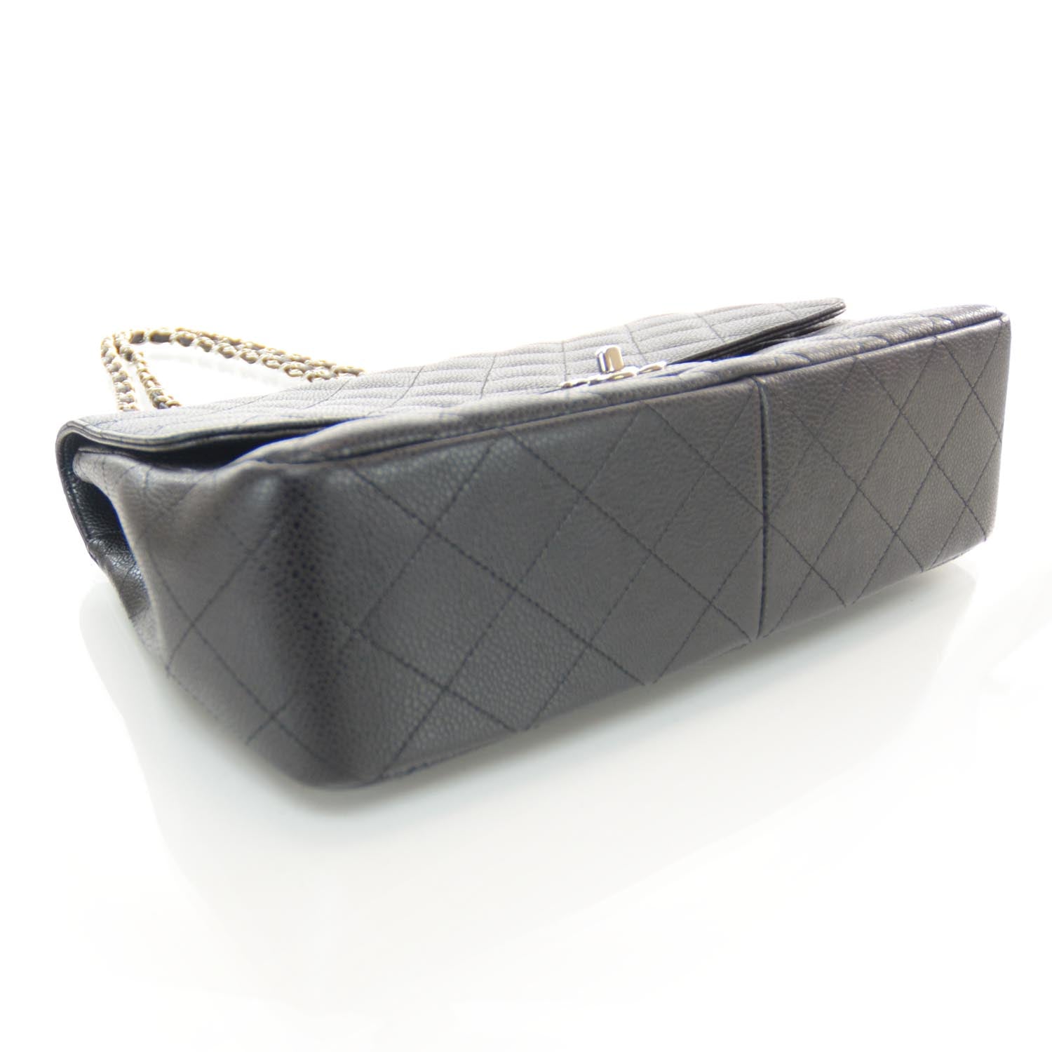 Chanel Caviar Jumbo Single Flap Black 4 of 10