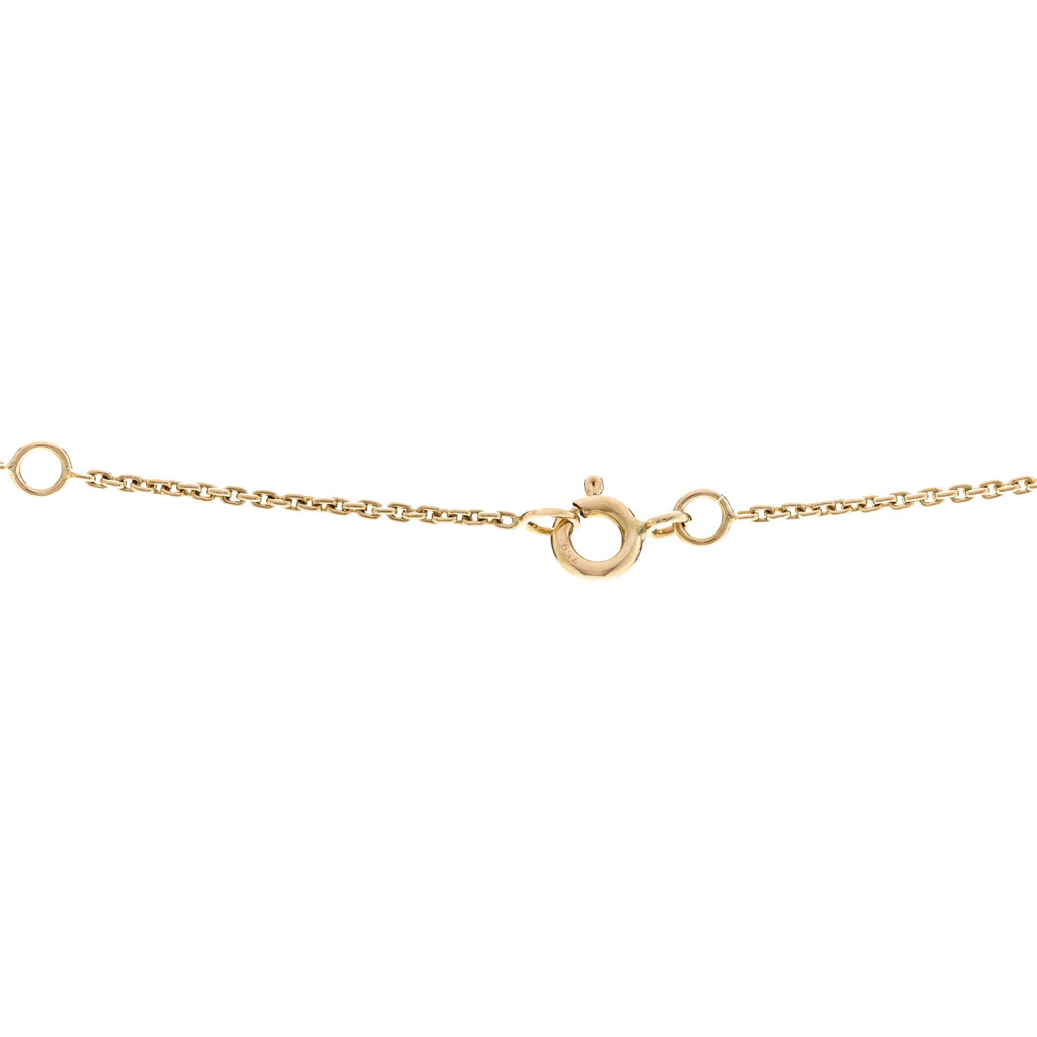 Louis Vuitton 18K Yellow Gold Diamond Small LV Volt One Pendant Necklace 5 of 7