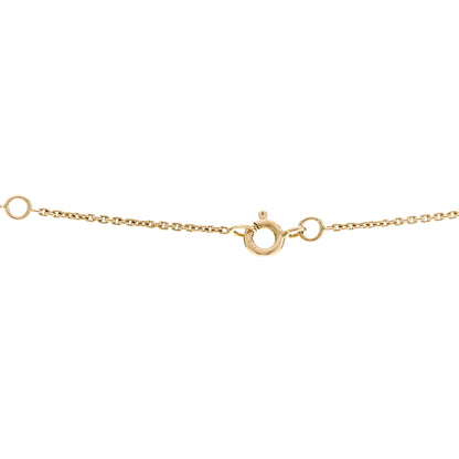 Louis Vuitton 18K Yellow Gold Diamond Small LV Volt One Pendant Necklace 5 of 7