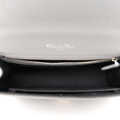 Christian Dior Grained Calfskin Medium Diorama Flap Bag Gris 5 of 10
