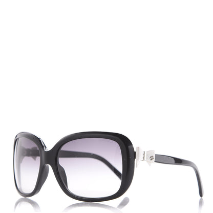 Chanel CC Bow Sunglasses 5171 Black White 1 of 9