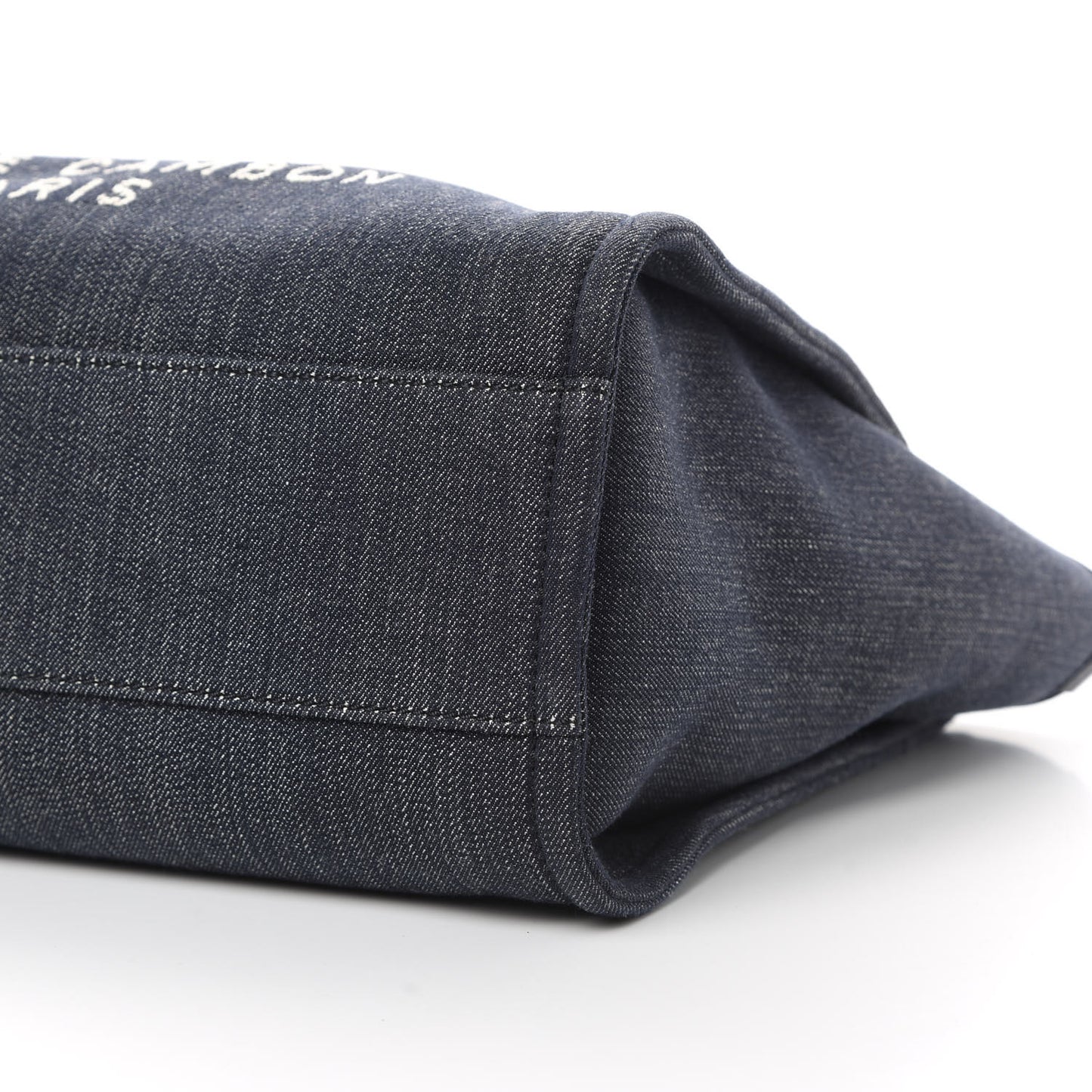 Denim Small Deauville Tote Dark Blue