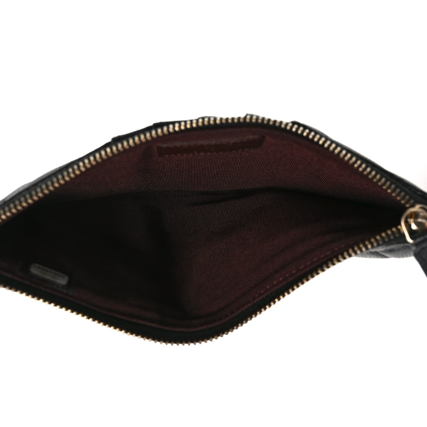Chanel Caviar Quilted Classic Flat Wallet Pouch Black 5 of 8