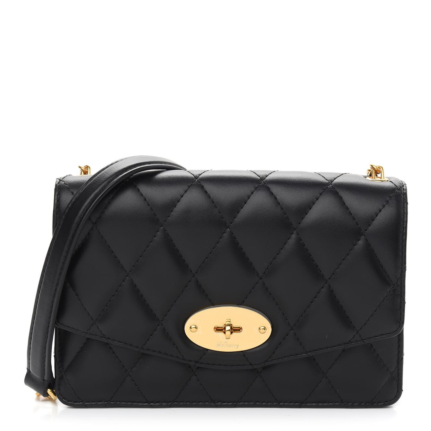 Small Quilted Calfskin Small Darley Black