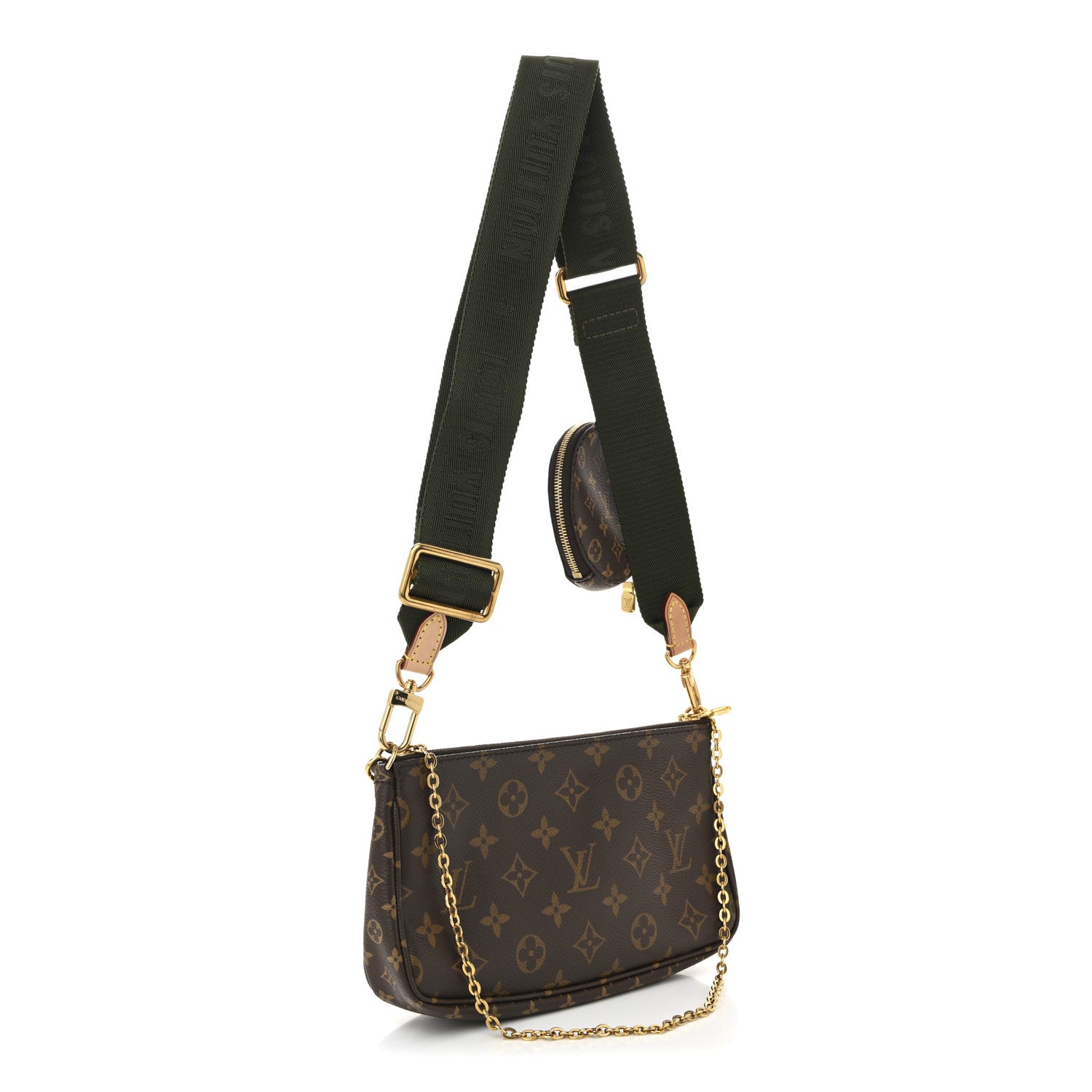 Louis Vuitton Monogram Multi Pochette Accessories Kaki 3 of 11