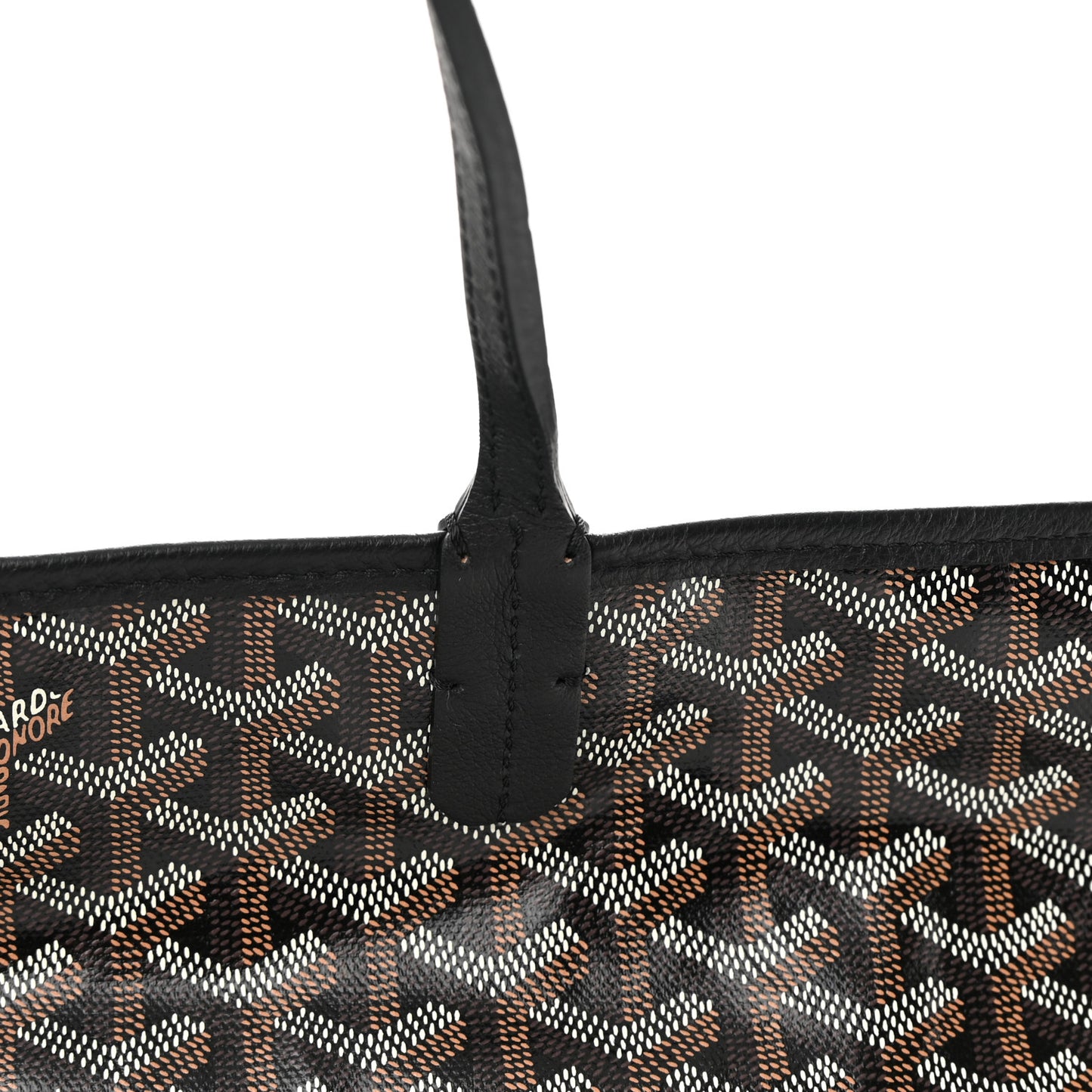 Goyardine Reversible Anjou PM Black