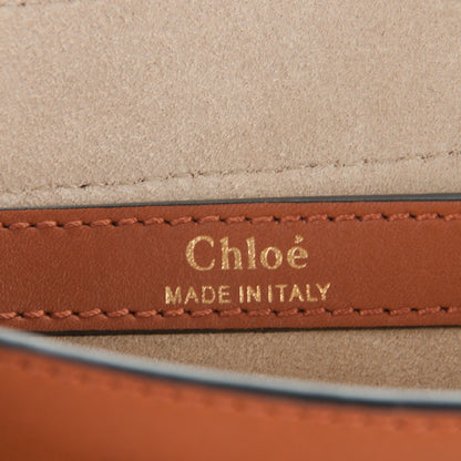 Chloe Calfskin Small Hudson Fringe Shoulder Bag Caramel 6 of 6