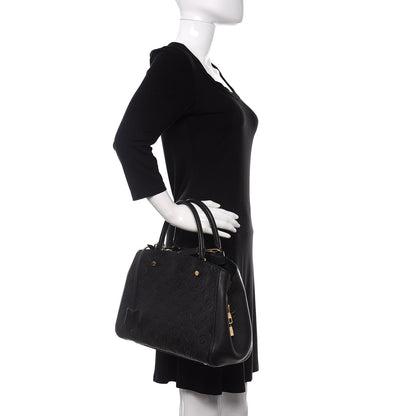 Louis Vuitton Empreinte Montaigne MM Black 3 of 10