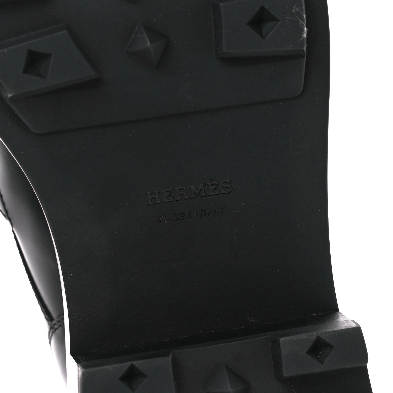 Hermes Glossed Calfskin First Oxford 37 Black 6 of 10