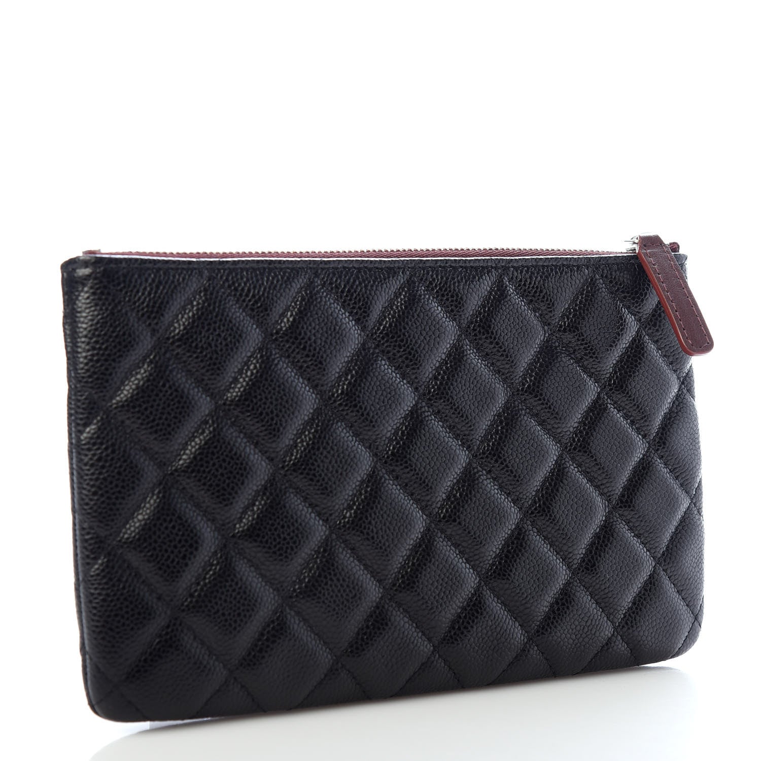 Chanel Caviar Quilted Cosmetic Case Black 3 of 8