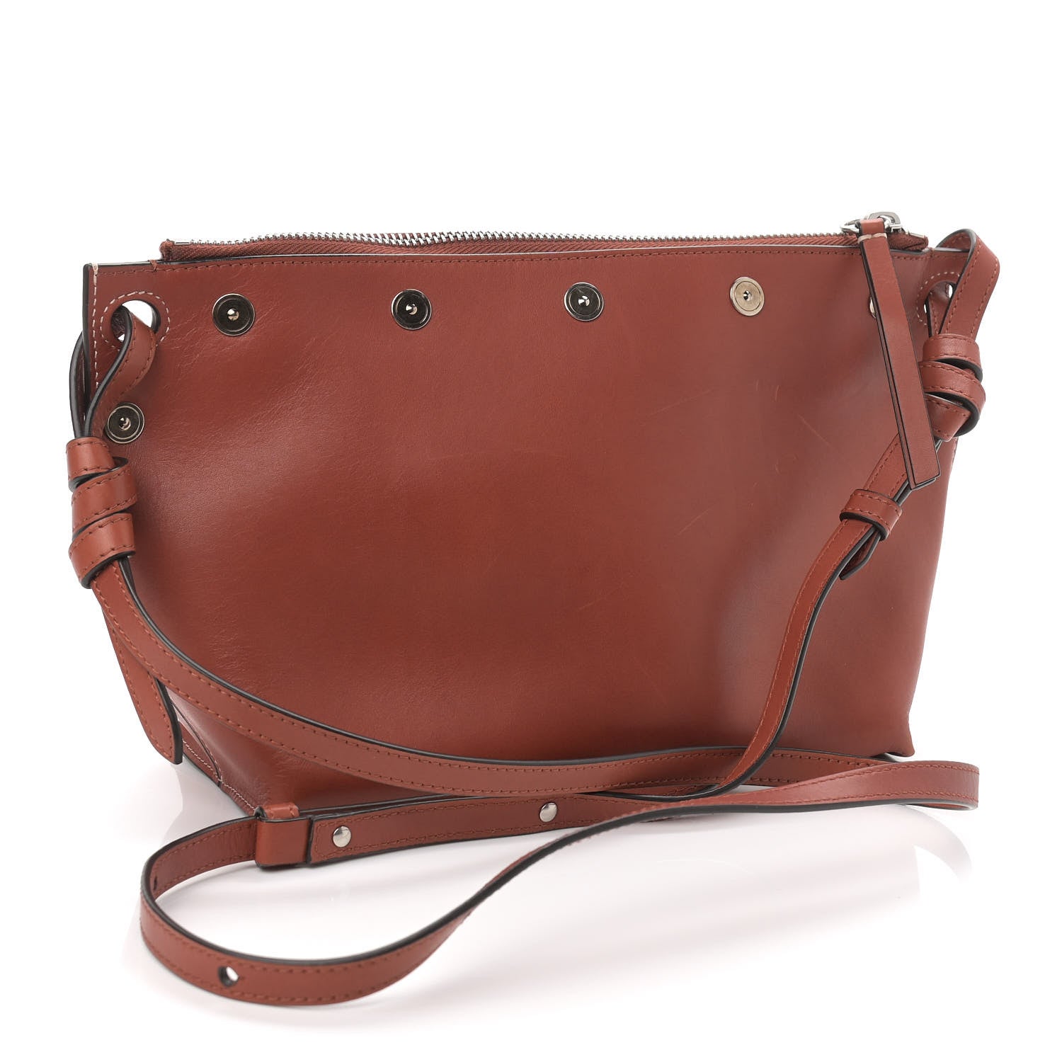 Celine Natural Calfskin Studded Small Sailor Bag Brown 2 of 10