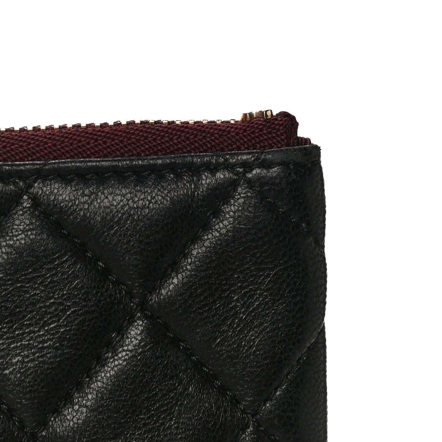 Chanel Lambskin Quilted Small Cosmetic Case Black 12 of 14
