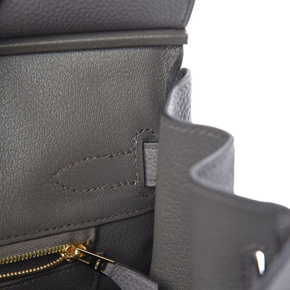 Hermes Togo Birkin 30 Etain 11 of 33