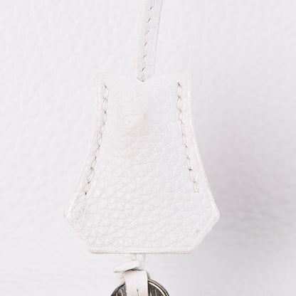 Hermes Taurillon Clemence Birkin 35 White 21 of 33
