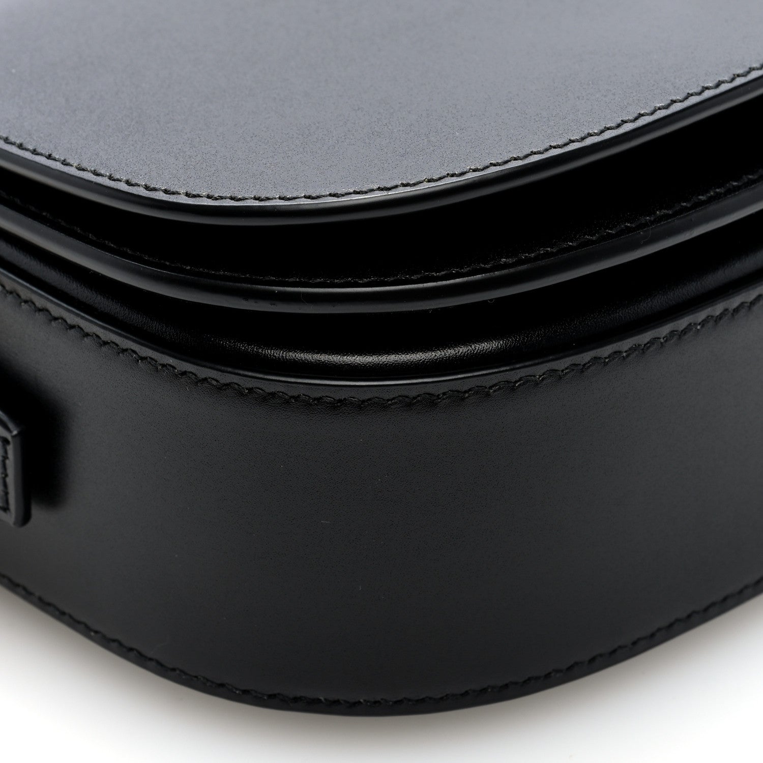 Saint Laurent Box Calfskin Voltaire Top Handle Crossbody Bag Black 8 of 9