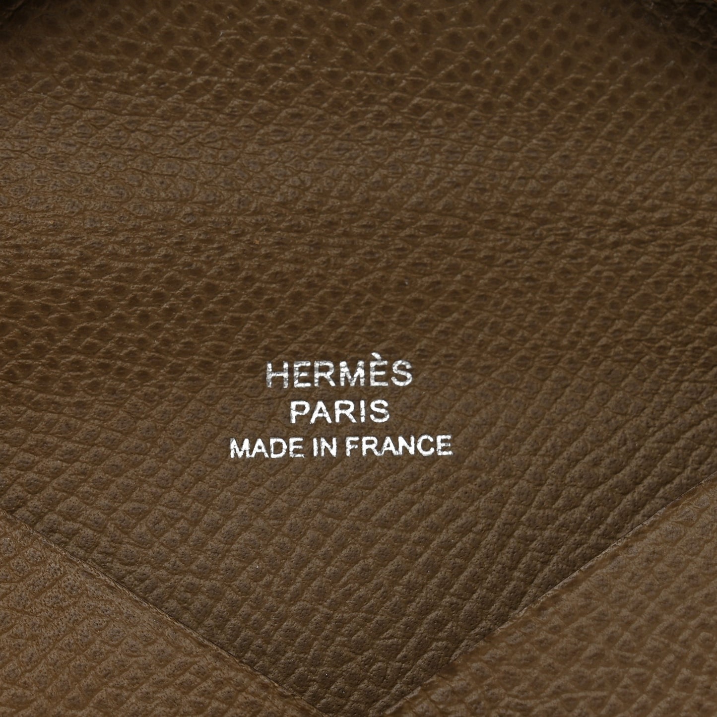 Epsom Calvi Card Case Etoupe