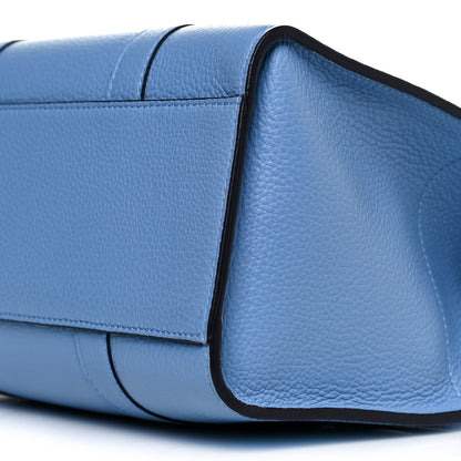 Mulberry Classic Grain Calfskin Small Bayswater Porcelain Blue 8 of 9