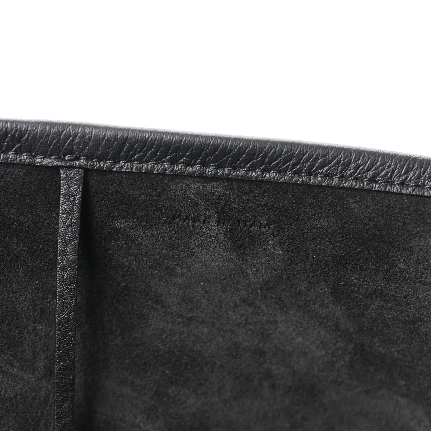 Grained Calfskin Park Tote Three Black